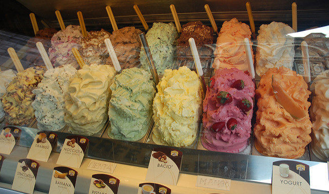 gelato shop florence