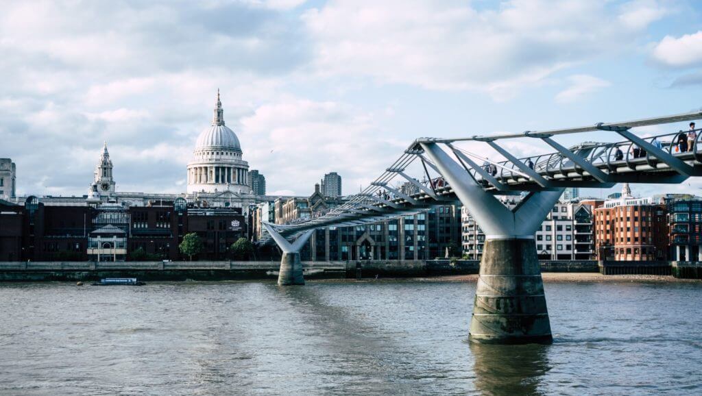 Millennial bridge London