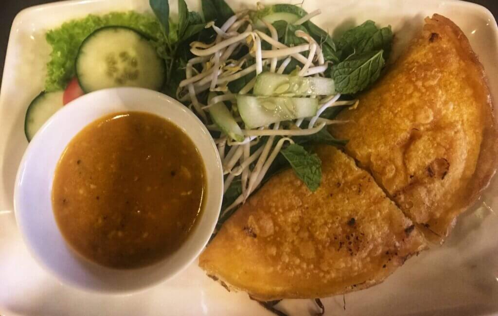 Fried Crepe vietnamese street food