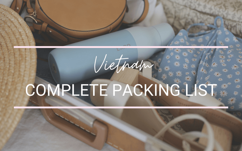 travel packing list vietnam