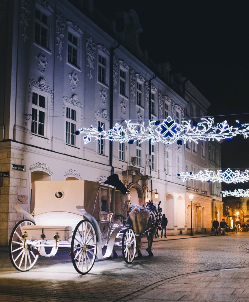 Poland Christmas lights