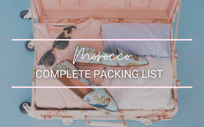 Morocco Packing List